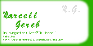 marcell gereb business card
